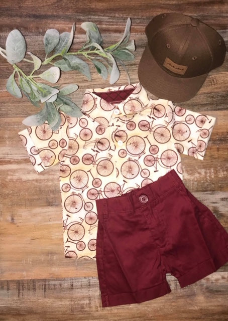 Bicycle Button Down & Shorts