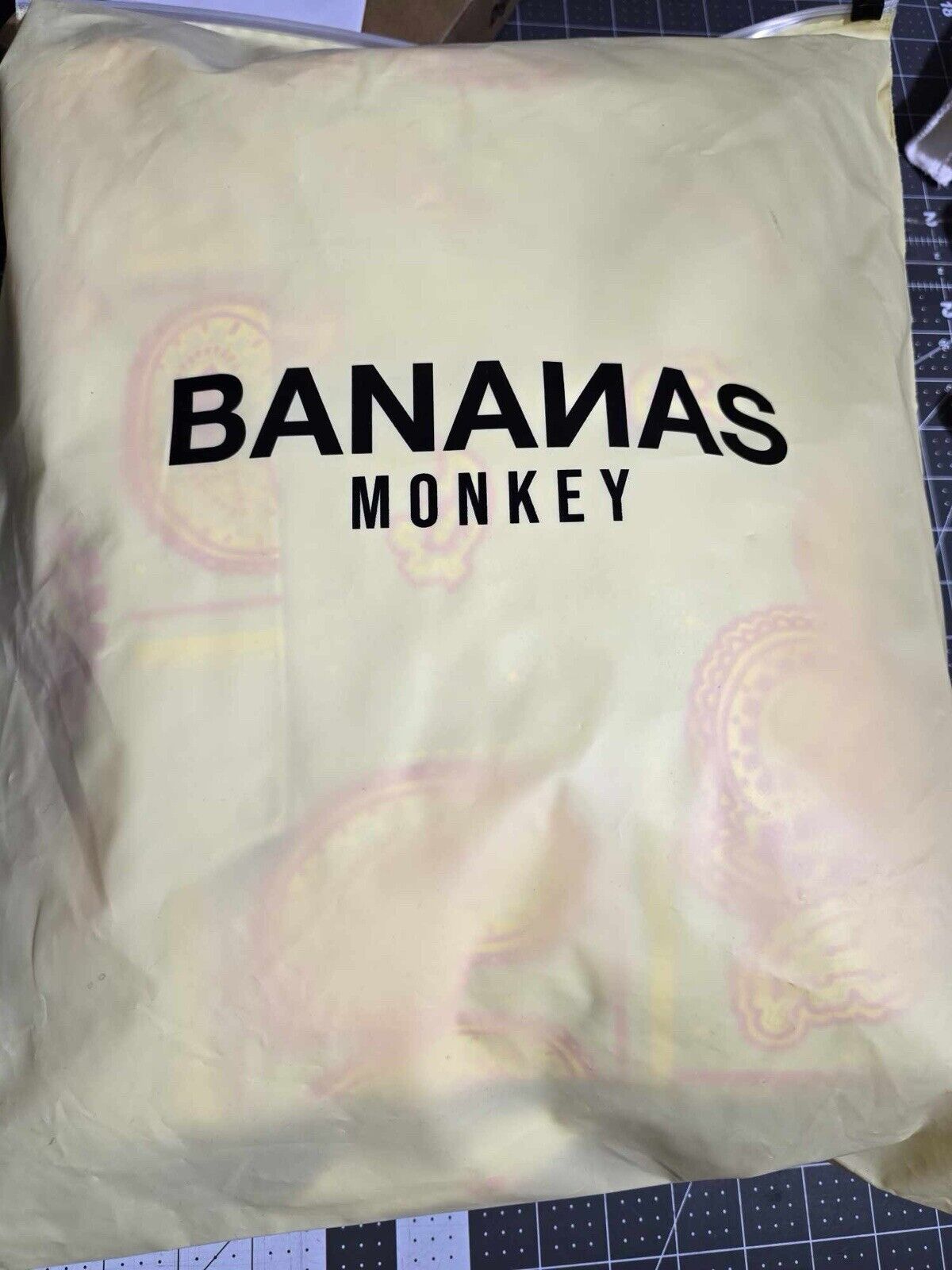 Bananas Monkey Bone Paisley Hoodie Size XL