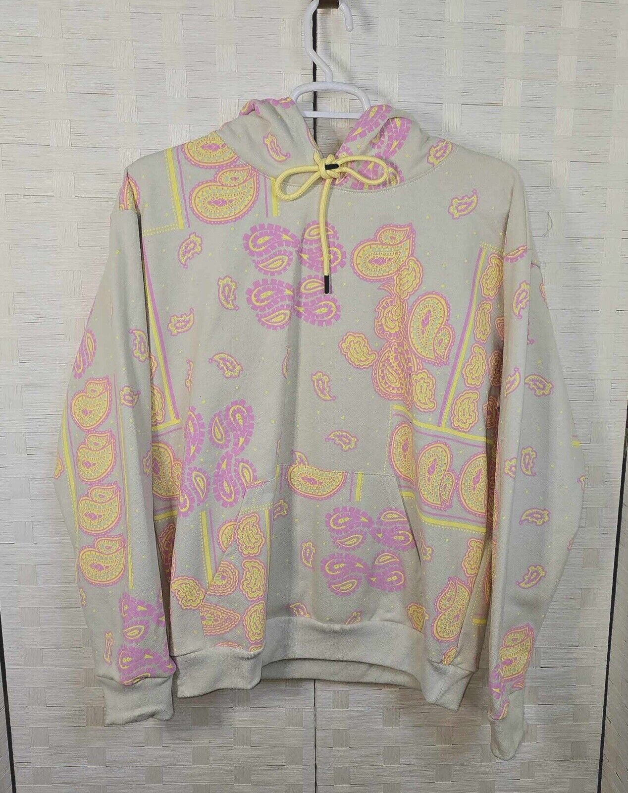 Bananas Monkey Bone Paisley Hoodie Size XL