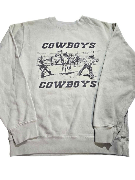 Brandy Melville - John Galt cowboys Pullover Sweatshirt- Matcha Green - RARE