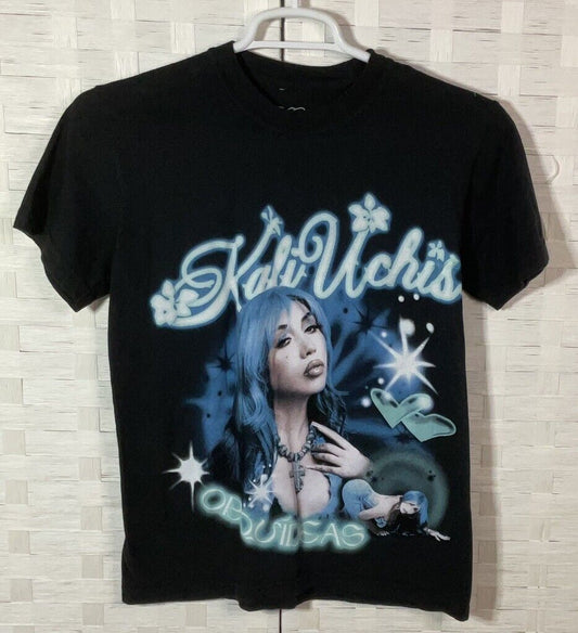 Kali Uchis Official Tour Merch Black T-Shirt Cotton Size Small