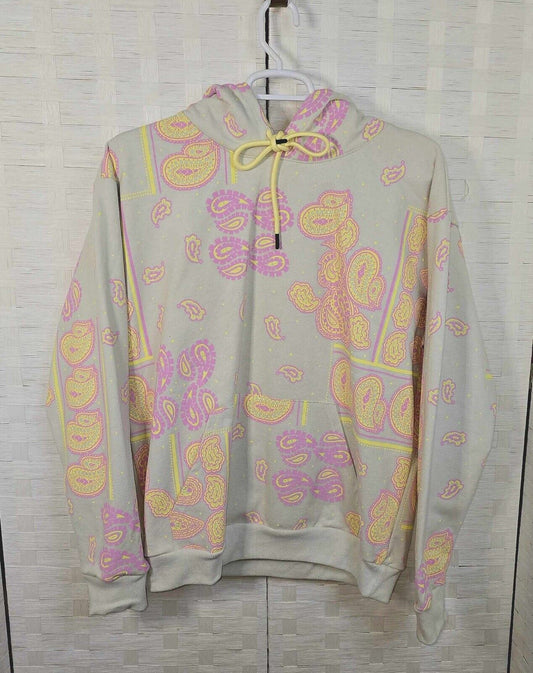 Bananas Monkey Bone Paisley Hoodie Size L